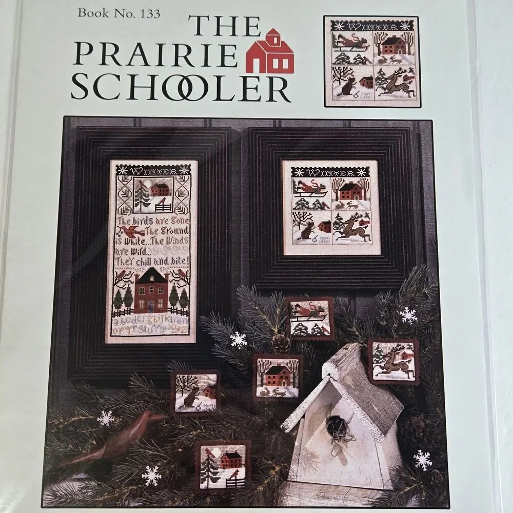 Prairie Schooler Cross Stitch Patterns 198 Christmas Tree Farm 133 Winter Wind